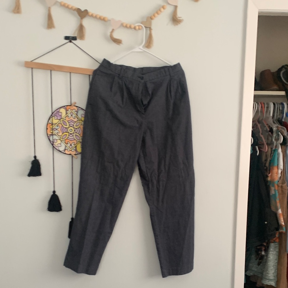 Liz Claiborne Men's Charcoal Chinos